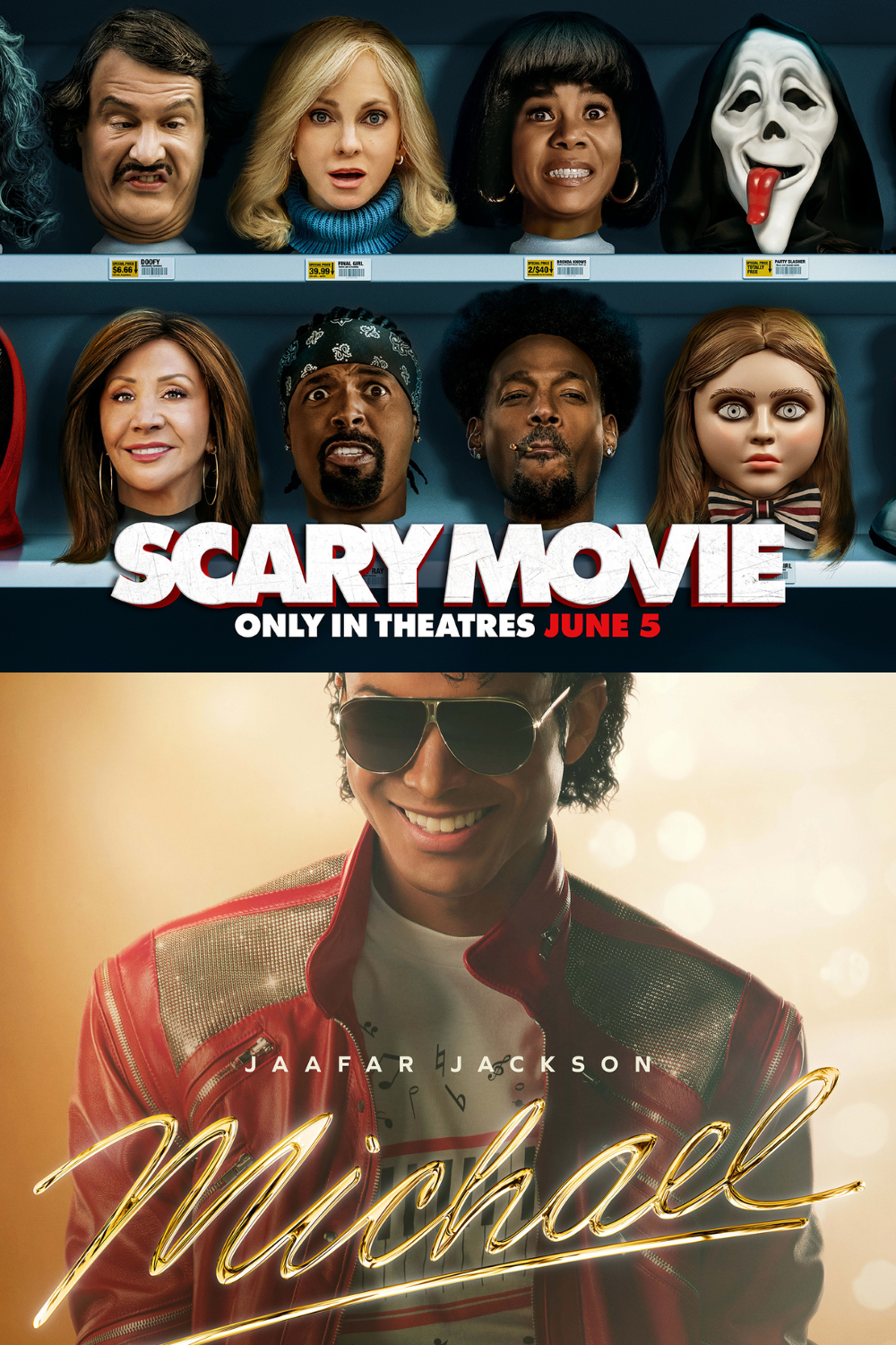 SCARY MOVIE(8:50) + MICHAEL(10:50)